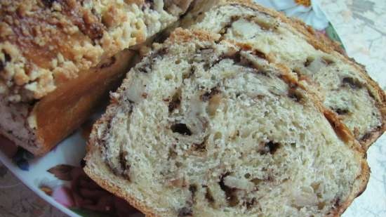 Sourdough chocolate braid