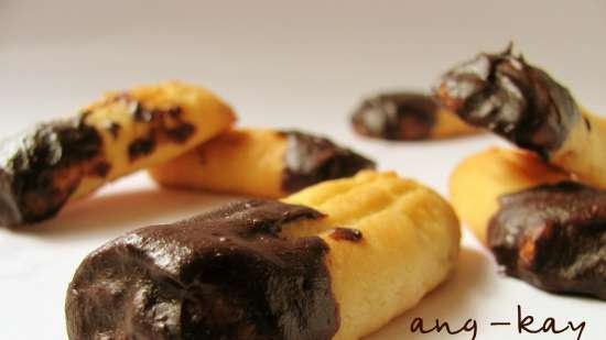 Galletas de mantequilla con chocolate