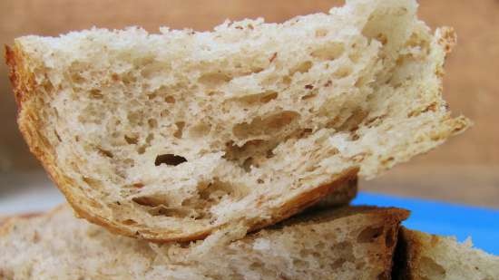 Sourdough na tinapay na may bran