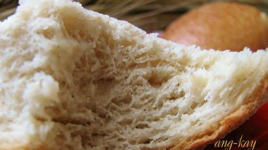 Pane di segale e grano a lievitazione naturale (fermentazione a freddo)