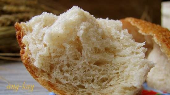 Pane di segale con lievito naturale (fermentazione a freddo)