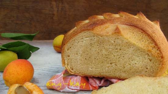 Fruit Yeast Bread na may Apricot Puree