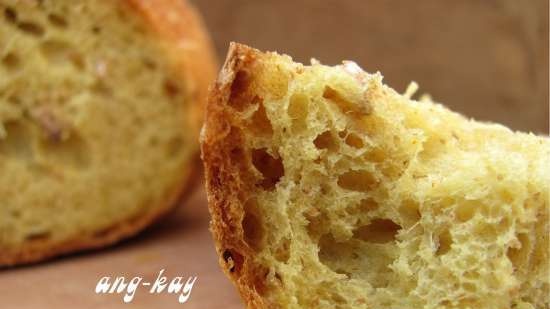 Pane alla curcuma a lievitazione naturale