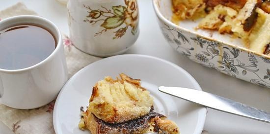 Budín de pan con nutella