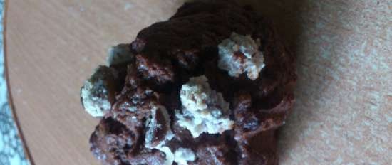 Muffins de chocolate (con trozos de chocolate)