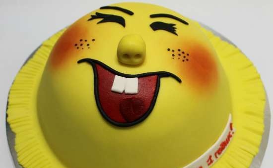 Smilies, zonneschijn (cakes)