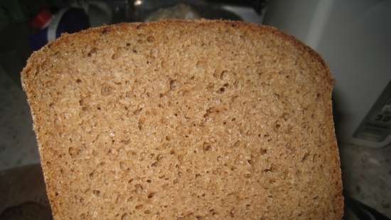 Darnitsky bread with leaven (GOST)