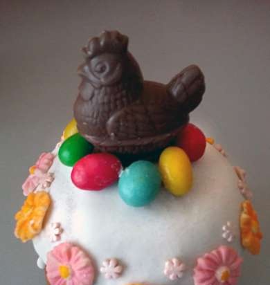 Examples of decorating Easter cakes and Easter