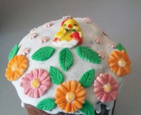 Examples of decorating Easter cakes and Easter