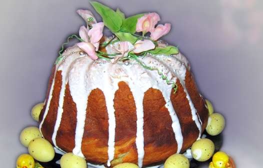 Examples of decorating Easter cakes and Easter