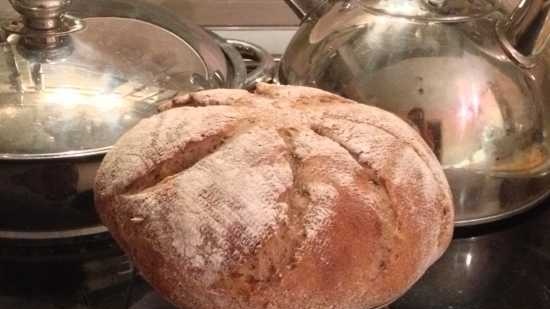 Bretons brood (Pain de Breton) in de oven