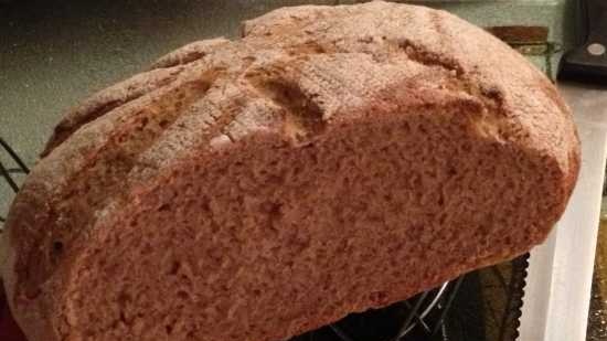 Bretons brood (Pain de Breton) in de oven