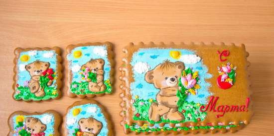 Decoramos galletas de jengibre, galletas