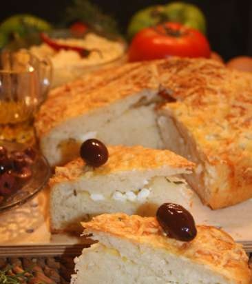 Pane al formaggio greco