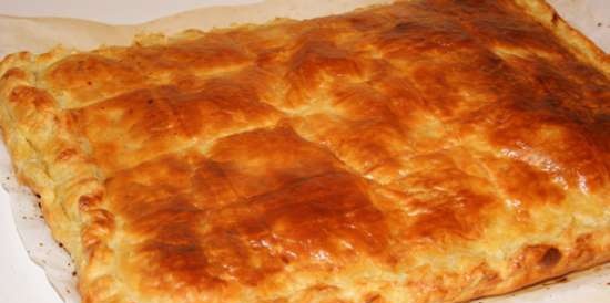 Pastel de hojaldre de verano con espinacas (σπανακόπιτα)