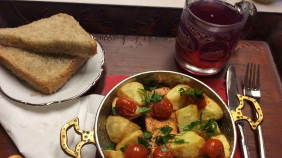 Bacalao frito con tomates de Gordon Ramsay