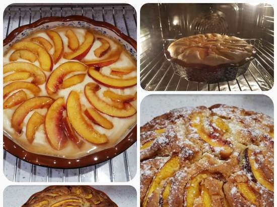 Nectarine pie