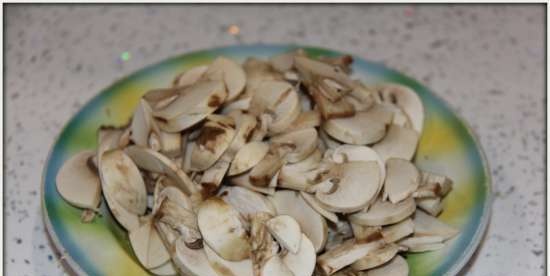 Chicken liver pate with mushrooms