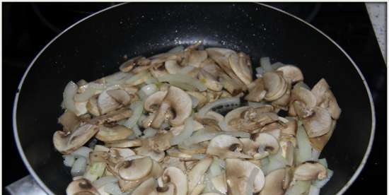 Chicken liver pate with mushrooms