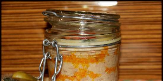 Riyette (fr. Rillette) from rabbit (multicooker Brand 37501)