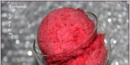 Sorbet de baies (fabricant de gelats marca 3812)