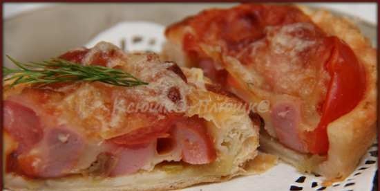 Pizzette con salsicce affumicate