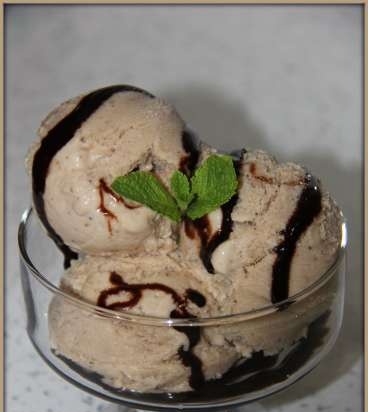 Baked banana ice cream (Brand 3812 ice cream maker)