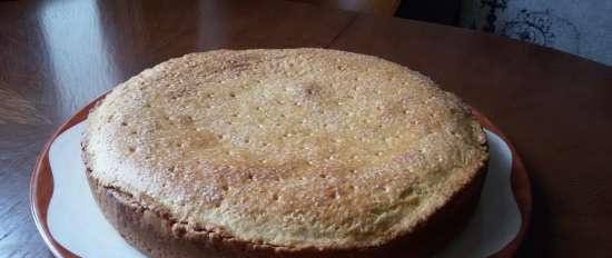 Torta rumena con ricotta