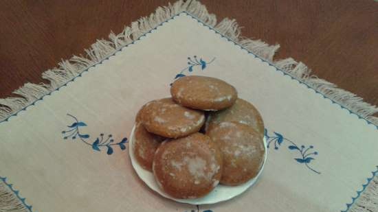 Biscotti di panpepato con zucchero bruciato