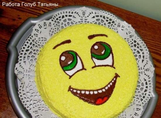 Smilies, zonneschijn (cakes)