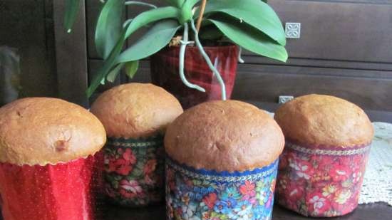 Kulich with Myasoedovskaya in the oven (master class)