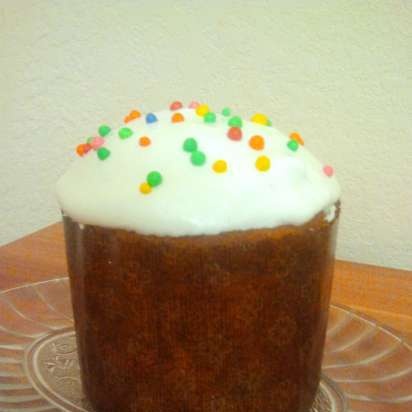 Easter cake on yolks (kneading dough in a bread maker)