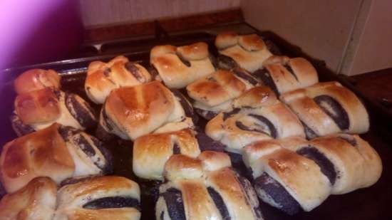 Wheat bread on ripe dough (self-leavening)