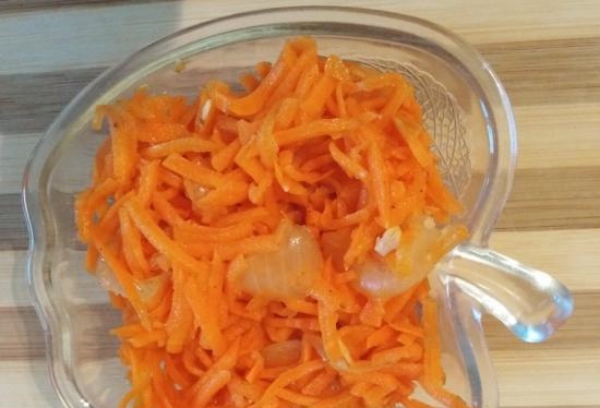 Blanched carrot carrots