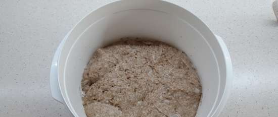 Whey and bran bread (cold fermentation)