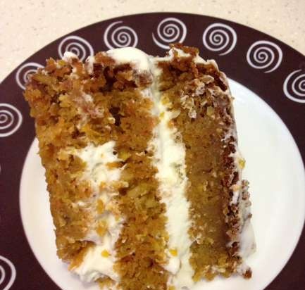 Autumn mood carrot cake