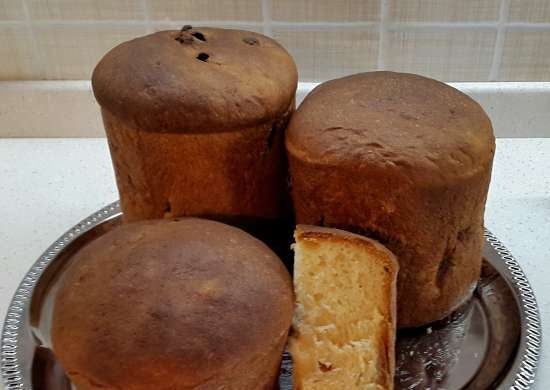 Kulich Myasoedovskaya-val a sütőben (mesterkurzus)