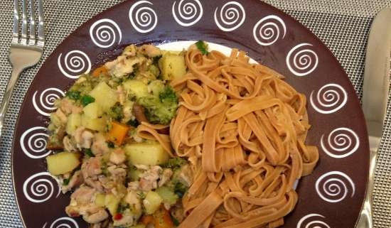 Pasta con tomates secos