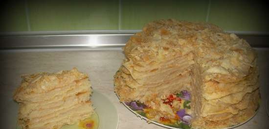 Pastel de Napoleón (magro)