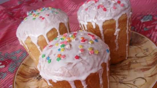 Kulich with Myasoedovskaya in the oven (master class)