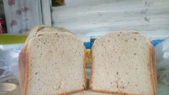 Pane al latte a lievitazione naturale