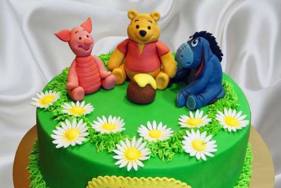 Torte basate sul cartone animato Winnie the Pooh e tutto, tutto, tutto