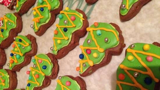 We decorate gingerbread cookies, cookies