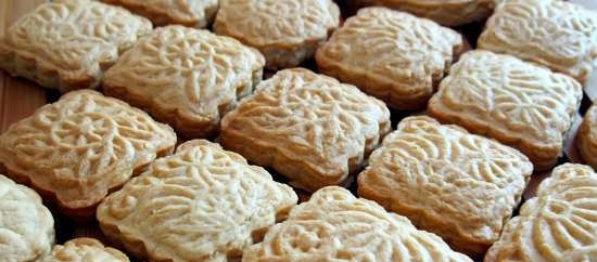 Cookies Dùng cho trà. Đối với một con tem (theo GOST, điều chỉnh một chút)