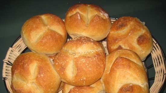 Bollos de flores para el desayuno