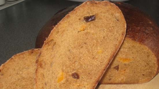 Pane fermentato di grano e segale a base di nord