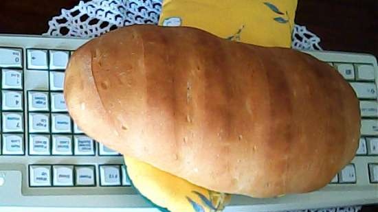 Pan de trigo en un gran