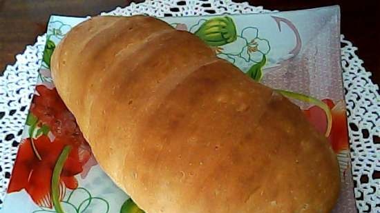 Pan de trigo en un gran