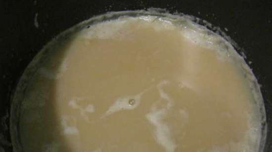 Leche condensada en olla de cocción lenta