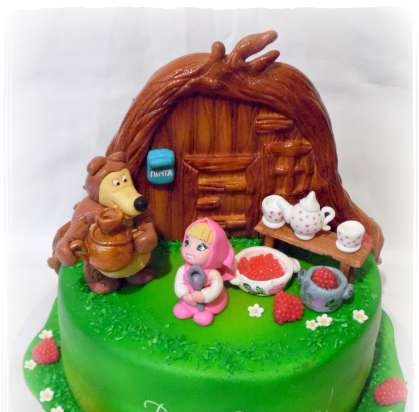 Torte basate sul cartone animato Masha e Orso